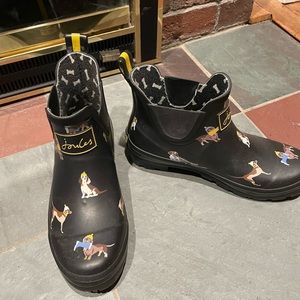 Joules dog rain boots